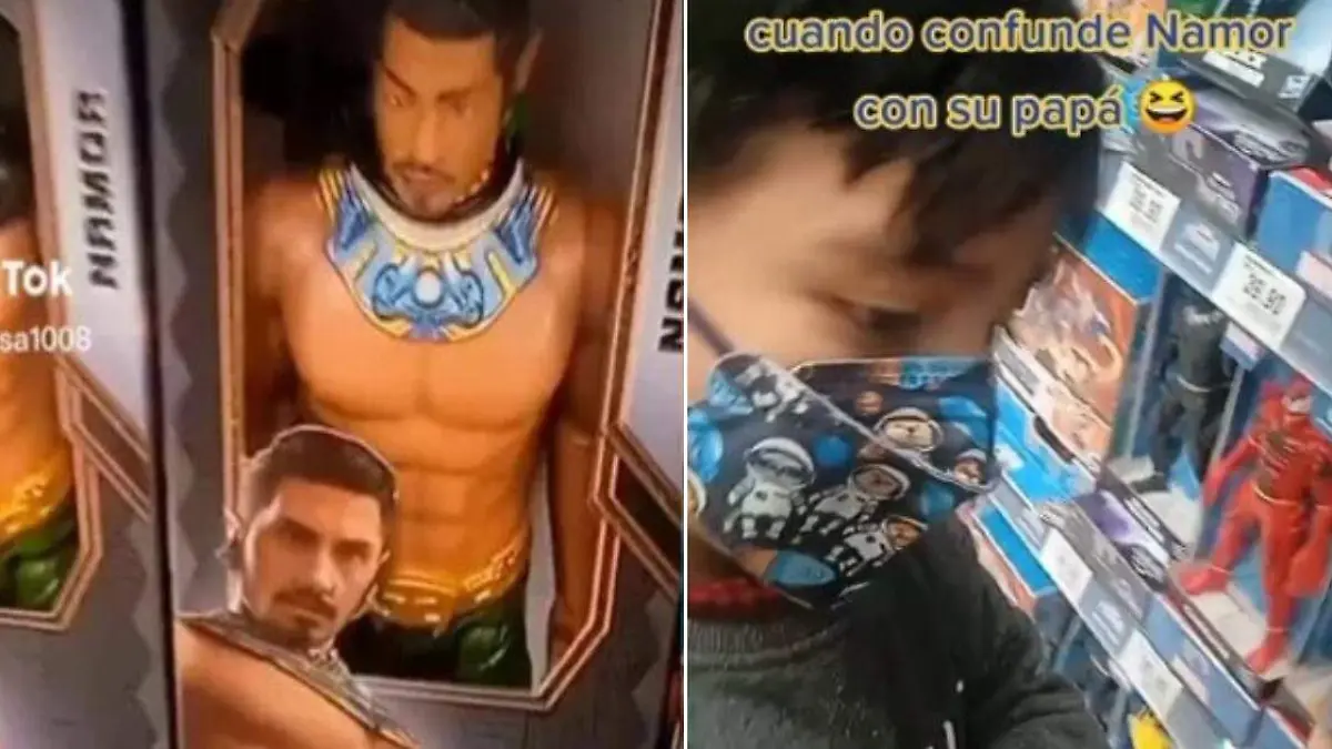 Niño confunde a Namor, de Tenoch Huerta, con su papá y se vuelve viral